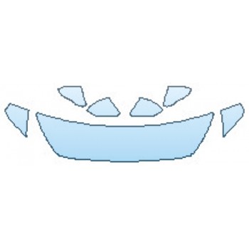 PRECUT PPF KIT - 2018 HYUNDAI SONATA SEL HOOD(18 INCH WRAPPED EDGES) FENDERS MIRRORS PRECUT PPF CLEAR BRA WRAP