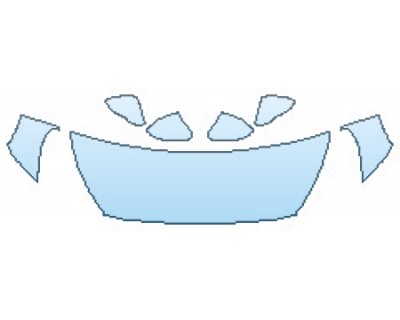 2018 HYUNDAI SONATA SPORT 2.0T HOOD(24 INCH) FENDERS MIRRORS PRECUT PPF CLEAR BRA WRAP