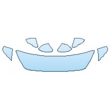 PRECUT PPF KIT - 2018 HYUNDAI SONATA SPORT 2.0T HOOD(18 INCH WRAPPED EDGES) FENDERS MIRRORS PRECUT PPF CLEAR BRA WRAP