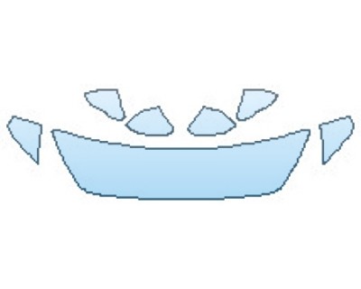 2018 HYUNDAI SONATA SPORT 2.0T HOOD(18 INCH WRAPPED EDGES) FENDERS MIRRORS PRECUT PPF CLEAR BRA WRAP