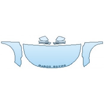 PRECUT PPF KIT - 2018 LAND ROVER RANGE ROVER VELAR FIRST EDITION HOOD(30 INCH) FENDERS MIRRORS PRECUT PPF CLEAR BRA WRAP