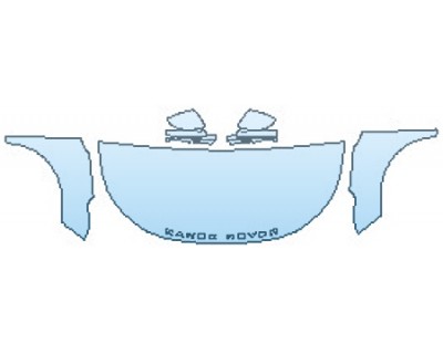 2018 LAND ROVER RANGE ROVER VELAR FIRST EDITION HOOD(30 INCH WRAPPED EDGES) FENDERS MIRRORS PRECUT PPF CLEAR BRA WRAP