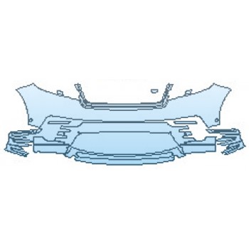 PRECUT PPF KIT - 2018 LAND ROVER RANGE ROVER VELAR FIRST EDITION BUMPER WITH SENSORS PRECUT PPF CLEAR BRA WRAP
