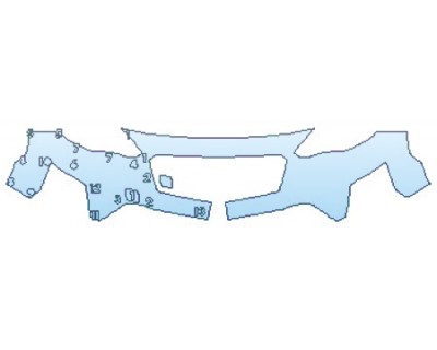 2020 SUBARU CROSSTREK 2.0I PREMIUM Bumper (1 Piece) - INVISIBLEMASK  - 3M PAINT PROTECTION