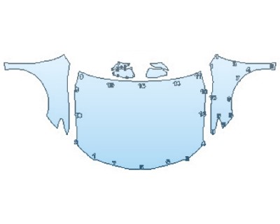 PRECUT PPF CLEAR BRA WRAP