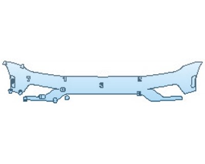 2019 VOLKSWAGEN TIGUAN 2.0T SE Bumper