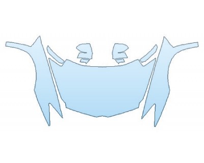 PAINT PROTECTION KIT - 2017 LAMBORGHINI AVENTADOR LP700-4 COUPE FULL HOOD FENDERS MIRRORS - PRECUT PPF CLEAR BRA WRAP