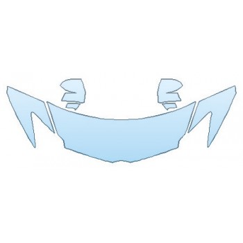 PAINT PROTECTION KIT - 2017 LAMBORGHINI AVENTADOR LP700-4 COUPE HOOD FENDERS MIRRORS - PRECUT PPF CLEAR BRA WRAP