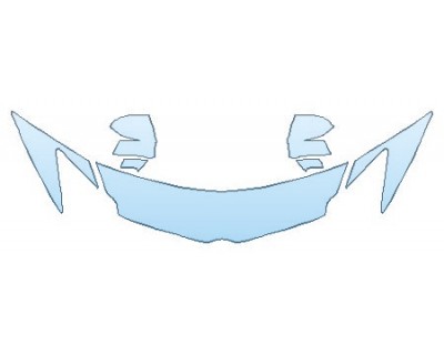 PAINT PROTECTION KIT - 2017 LAMBORGHINI AVENTADOR LP700-4 COUPE HOOD(18 INCH) FENDERS MIRRORS - PRECUT PPF CLEAR BRA WRAP