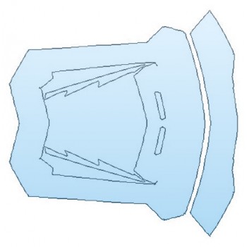 PAINT PROTECTION KIT - 2017 LAMBORGHINI AVENTADOR LP700-4 COUPE TRUNK LID - PRECUT PPF CLEAR BRA WRAP