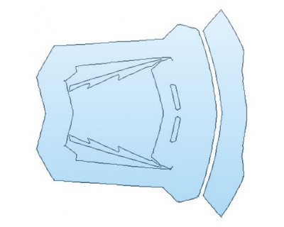 PAINT PROTECTION KIT - 2017 LAMBORGHINI AVENTADOR LP700-4 COUPE TRUNK LID - PRECUT PPF CLEAR BRA WRAP