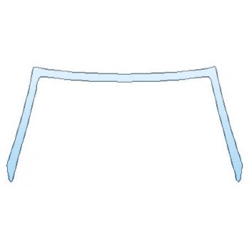 PAINT PROTECTION KIT - 2019 LAMBORGHINI HURACAN LP610-4 SPIDER ROOF A-PILLARS - PRECUT PPF CLEAR BRA WRAP