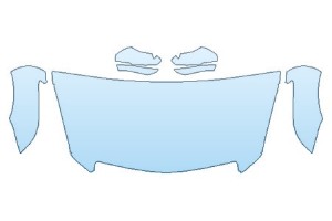 2023 CADILLAC ATS COUPE BASE HOOD (30 INCHWRAPPED EDGES) FENDERS MIRRORS