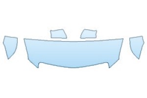 2024 CADILLAC ATS SEDAN BASE HOOD(18 INCH) FENDERS MIRRORS