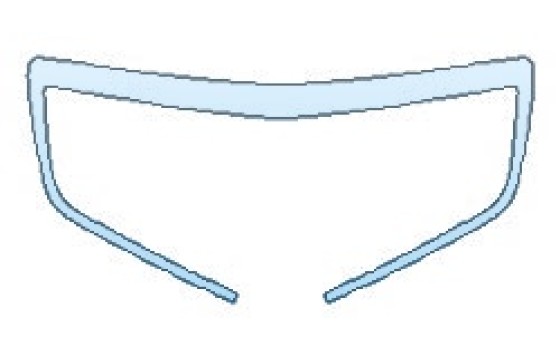PAINT PROTECTION KIT - 2024 CADILLAC ATS SEDAN BASE GRILLE - PRECUT PPF CLEAR BRA WRAP