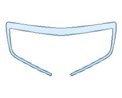 PAINT PROTECTION KIT - 2020 CADILLAC ATS SEDAN LUXURY GRILLE - PRECUT PPF CLEAR BRA WRAP