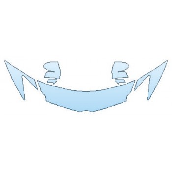 Precut PPF Kit – Clear Bra Paint Protection Film PAINT PROTECTION KIT - 2017 LAMBORGHINI AVENTADOR LP700-4 COUPE MIURA HOMAGE HOOD(18 INCH) FENDERS MIRRORS - PRECUT PPF CLEAR BRA WRAP