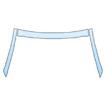 PAINT PROTECTION KIT - 2017 LAMBORGHINI AVENTADOR LP700-4 COUPE MIURA HOMAGE ROOF A-PILLARS - PRECUT PPF CLEAR BRA WRAP