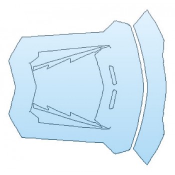 PAINT PROTECTION KIT - 2017 LAMBORGHINI AVENTADOR LP700-4 COUPE MIURA HOMAGE TRUNK LID - PRECUT PPF CLEAR BRA WRAP