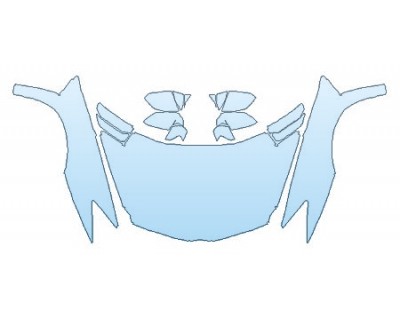 Precut PPF Kit – Clear Bra Paint Protection Film PAINT PROTECTION KIT - 2017 LAMBORGHINI AVENTADOR LP750-4 SV COUPE FULL HOOD(WRAPPED EDGES) FENDERS MIRRORS - PRECUT PPF CLEAR BRA WRAP