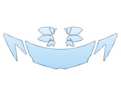 Precut PPF Kit – Clear Bra Paint Protection Film PAINT PROTECTION KIT - 2017 LAMBORGHINI AVENTADOR LP750-4 SV COUPE HOOD (24 INCHWRAPPED EDGES) FENDERS MIRRORS - PRECUT PPF CLEAR BRA WRAP