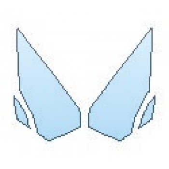 PAINT PROTECTION KIT - 2017 LAMBORGHINI AVENTADOR LP750-4 SV COUPE HEADLIGHTS - PRECUT PPF CLEAR BRA WRAP