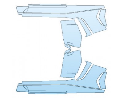 Precut PPF Kit – Clear Bra Paint Protection Film PAINT PROTECTION KIT - 2017 LAMBORGHINI AVENTADOR LP750-4 SV COUPE ROCKERS WITH CARBON TRIM - PRECUT PPF CLEAR BRA WRAP