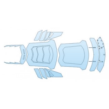 Precut PPF Kit – Clear Bra Paint Protection Film PAINT PROTECTION KIT - 2017 LAMBORGHINI AVENTADOR LP750-4 SV COUPE FULL TRUNK - PRECUT PPF CLEAR BRA WRAP