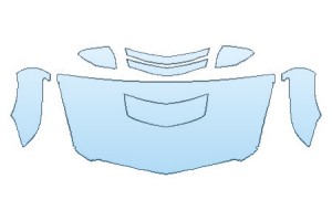 2023 CADILLAC ATS-V COUPE HOOD (30 INCHWRAPPED EDGES) FENDERS MIRRORS