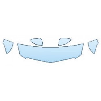 PAINT PROTECTION KIT - 2020 CADILLAC ATS-V COUPE HOOD(18 INCH) FENDERS MIRRORS - PRECUT PPF CLEAR BRA WRAP