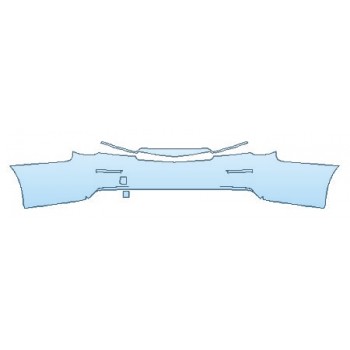 PAINT PROTECTION KIT - 2020 CADILLAC ATS-V COUPE FULL REAR BUMPER - PRECUT PPF CLEAR BRA WRAP
