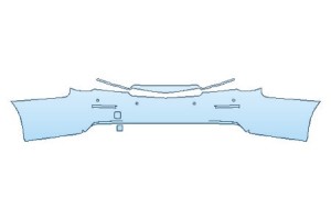 2023 CADILLAC ATS-V COUPE FULL REAR BUMPER WITH SENSORS