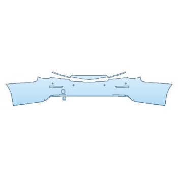 PAINT PROTECTION KIT - 2020 CADILLAC ATS-V COUPE FULL REAR BUMPER WITH SENSORS - PRECUT PPF CLEAR BRA WRAP