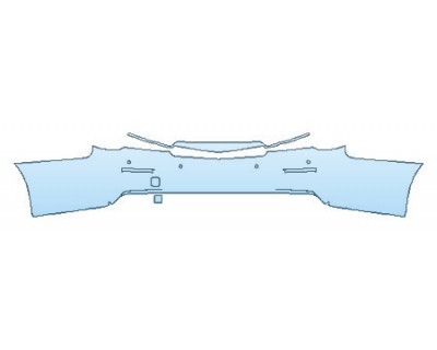 2020 CADILLAC ATS-V COUPE Full Rear Bumper With Sensors