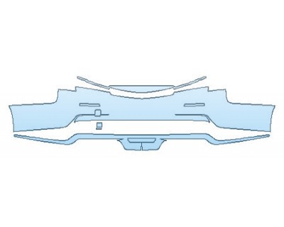 PAINT PROTECTION KIT - 2020 CADILLAC ATS-V SEDAN FULL REAR BUMPER - PRECUT PPF CLEAR BRA WRAP