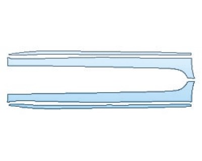 PAINT PROTECTION KIT - 2020 CADILLAC ATS-V SEDAN ROCKERS - PRECUT PPF CLEAR BRA WRAP