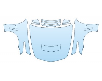 2018 CADILLAC CTS-V SEDAN FULL HOOD FENDERS MIRRORS PRECUT PPF CLEAR BRA WRAP