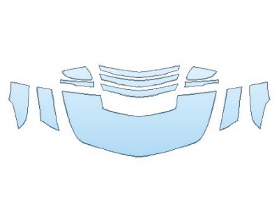 2018 CADILLAC CTS-V SEDAN HOOD (24 INCH) FENDERS MIRRORS PRECUT PPF CLEAR BRA WRAP