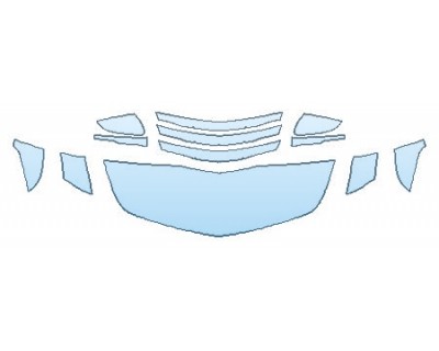 2018 CADILLAC CTS-V SEDAN HOOD(18 INCH) FENDERS MIRRORS PRECUT PPF CLEAR BRA WRAP