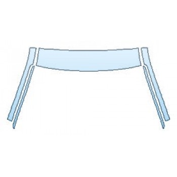 PRECUT PPF KIT - 2018 CADILLAC CTS-V SEDAN ROOF A-PILLARS PRECUT PPF CLEAR BRA WRAP