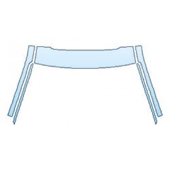 PRECUT PPF KIT - 2018 CADILLAC CTS-V SEDAN ROOF WITH SUNROOF A-PILLARS PRECUT PPF CLEAR BRA WRAP