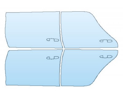 2018 CADILLAC CTS-V SEDAN FULL DOORS PRECUT PPF CLEAR BRA WRAP