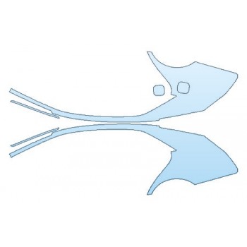 PRECUT PPF KIT - 2018 CADILLAC CTS-V SEDAN FULL REAR QUARTERS PRECUT PPF CLEAR BRA WRAP