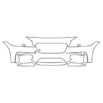 2020 JAGUAR XF S Bumper (7 Piece)