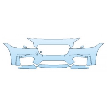 2019 JAGUAR XF S Bumper With Sensors (7 Piece)