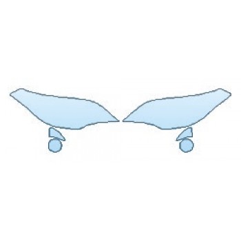 PRECUT PPF KIT - 2018 TOYOTA AVALON XLE HEADLIGHTS FOG LIGHTS PRECUT PPF CLEAR BRA WRAP