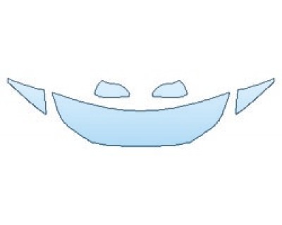 2018 TOYOTA PRIUS TWO ECO HOOD(18 INCH) FENDERS MIRRORS PRECUT PPF CLEAR BRA WRAP