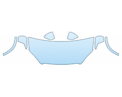 2018 VOLVO XC90 T8 HOOD (30 INCHWRAPPED EDGES) FENDERS MIRRORS PRECUT PPF CLEAR BRA WRAP