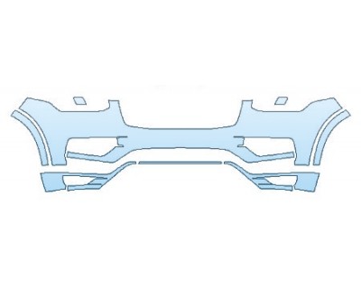 2018 VOLVO XC90 T8 BUMPER PRECUT PPF CLEAR BRA WRAP