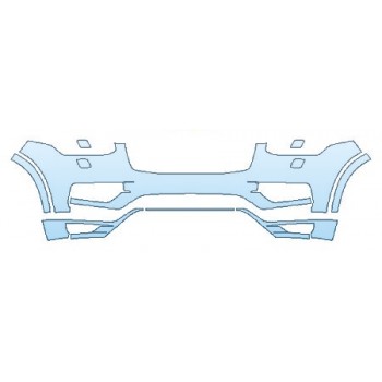 PRECUT PPF KIT - 2018 VOLVO XC90 T8 BUMPER WITH WASHERS PRECUT PPF CLEAR BRA WRAP